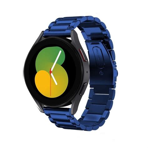 Samsung Galaxy Watch 5 40mm Stahlarmband Blau Smartwatcharmbaender De