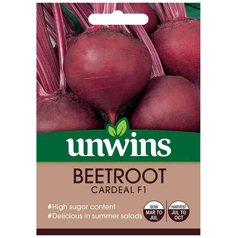 Unwins Beetroot Round Cardeal F Seeds