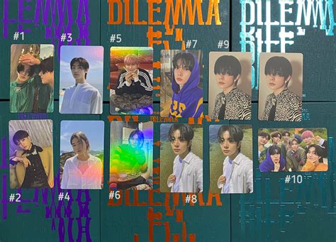 OFFICIAL ENHYPEN Dimension Dilemma Album Photocards Etsy Photo