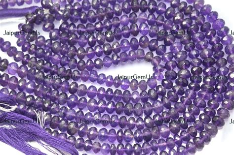 9 Inches Strand Super Finest Quality Natural Amethyst Etsy