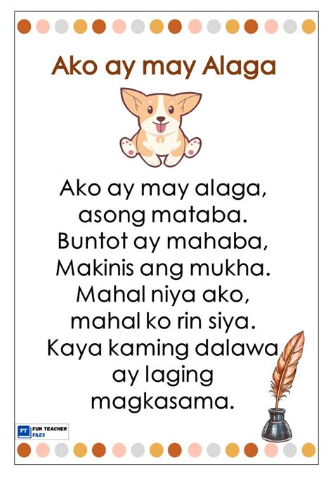 Halimbawa Ng Mga Tagalog Na Tula Filipino Poem Na Pambata Grade 1 To