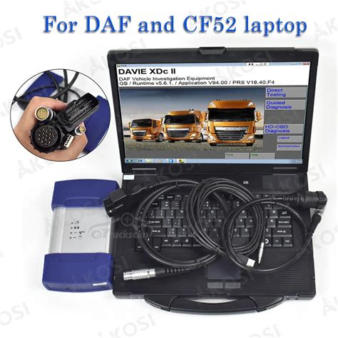 For DAF Truck Diagnostic Tool DAF VCI 560 Davie 5 6 1 Application V95