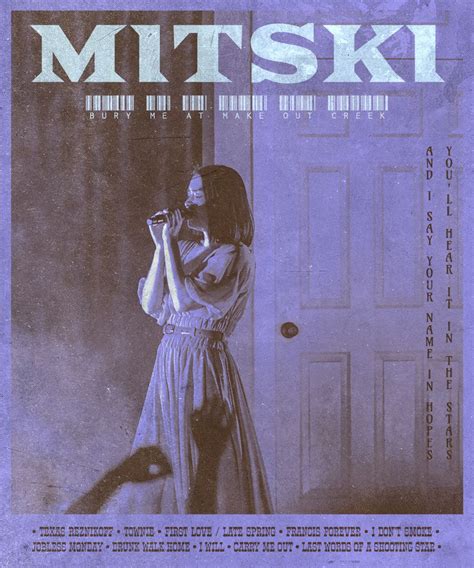 Mitski Posters Music Poster Design Graphic Poster Music Poster