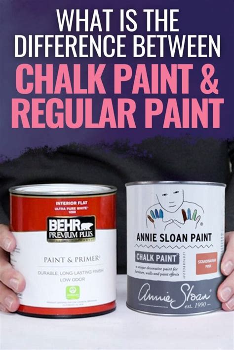 What Is The Difference Between Chalk Paint And Regular Paint