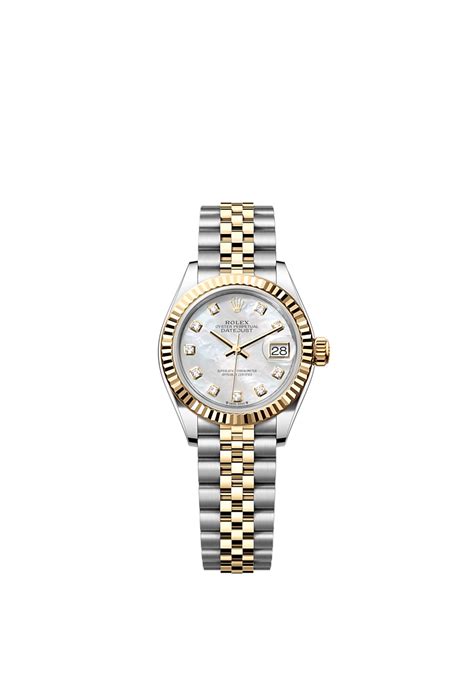 Rolex Lady Datejust Watch Oystersteel And Yellow Gold M279173 0013