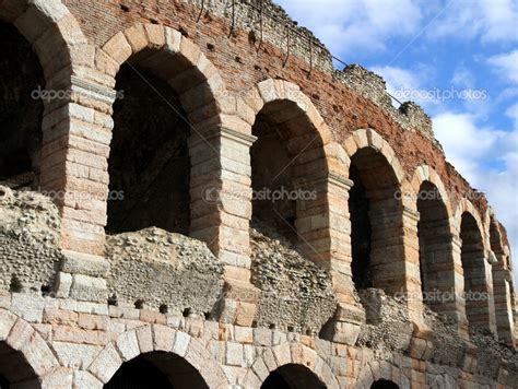 Ancient arches of the ancient Roman landmark building ⬇ Stock Photo ...