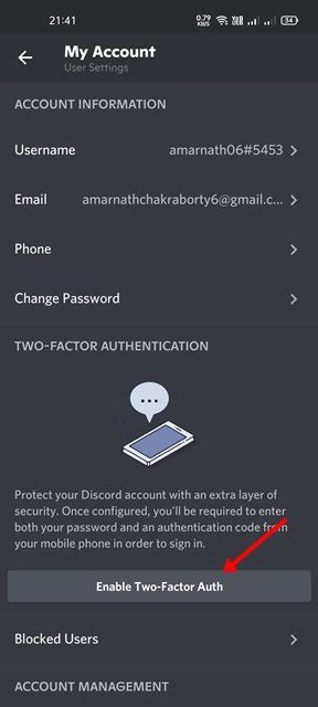 How To Enable Disable Two Factor Authentication On Discord