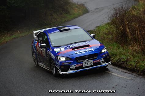 Arai Toshihiro Tanaka Naoya Subaru Wrx Sti Tour De Kyushu In