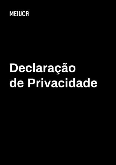 Precisamos Falar Sobre Declara O De Privacidade