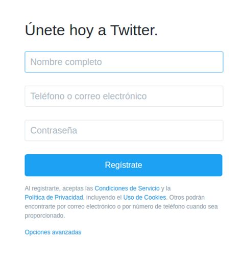 Registrarse En Twitter Aplicaciones De Libre Uso