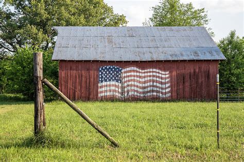 American Flag Barn In Kentucky Photograph By John McGraw Pixels