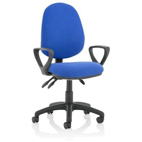 Dynamic Eclipse Plus Iii Lever Task Operator Chair Blue With Loop Arms