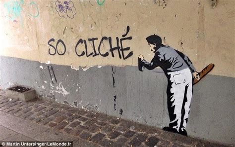 Has Banksy Begun A New Residency In Paris Daily Mail Online