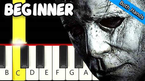 Halloween Theme Michael Myers Both Hands Slow Easy Piano