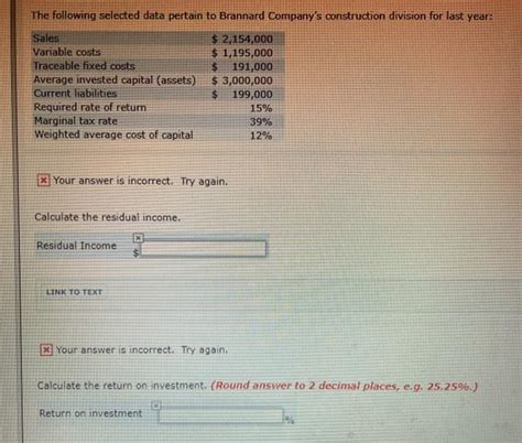 Solved X Your Answer Is Incorrect Try Again Calculate Chegg