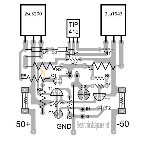 Amplifier Circuit Diagram Electronics Help Care