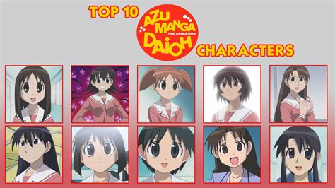 Top10 Azumanga Daioh Characters [JazzyStar123] Ver by Jazzystar123 on ...