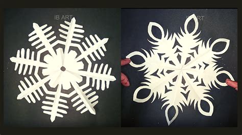 Design Paper Cutting ️ How To Make Paper Snowflake For Christmas Decorations 🎄 Youtube