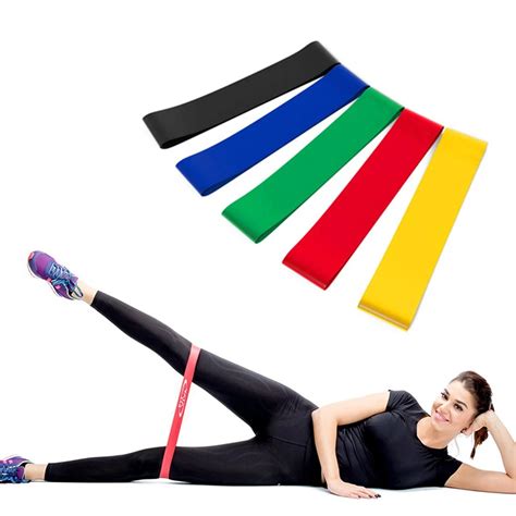 WANAYOU Resistance Bands Rubber Band Gym Elastic Sports Training Rubber