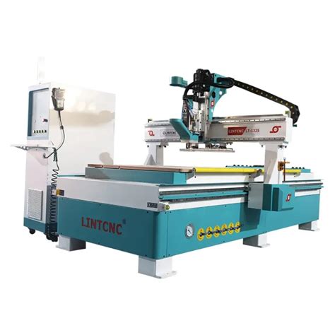 Atc Woodworking Cnc Carving Cutting Machine With Linear Tool