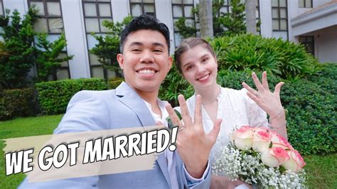 Our Wedding Day Filipino Lithuanian Civil Wedding Ceremony Whole Day Vlog Youtube