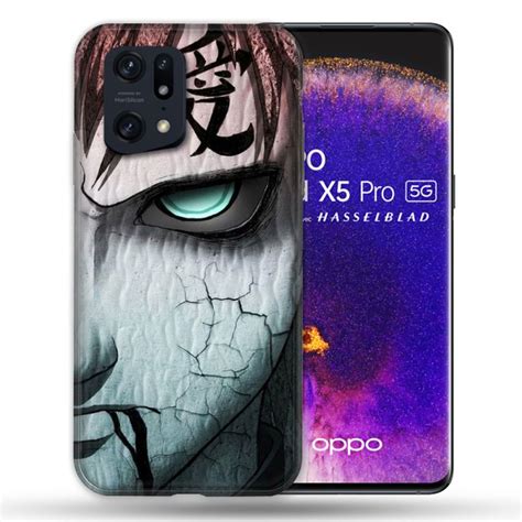 Coque Pour Oppo Find X5 Pro Manga Naruto Gaara