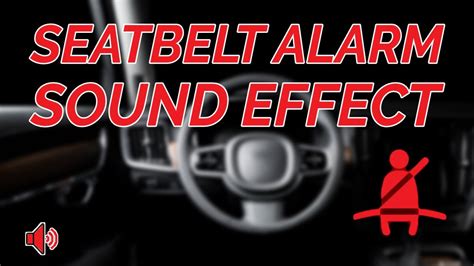 Car Seatbelt Alarm Sound Effect Youtube