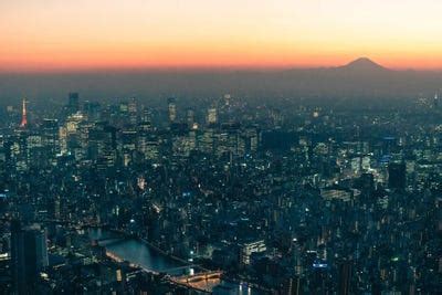 Tokyo Skyline Sunset Canvas Print by Fabian Fortmann | iCanvas