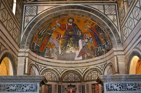 San Miniato il mosaico dell abside Artepiù