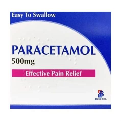 Bristol Paracetamol Bp 500 Mg Tablet At Rs 27 Ibuprofen And Paracetamol