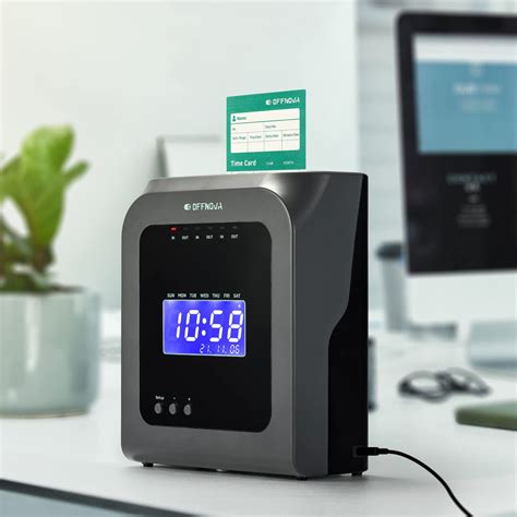 Offnova Thermal Time Cards Double Sided Monthly Time Cards For Inout