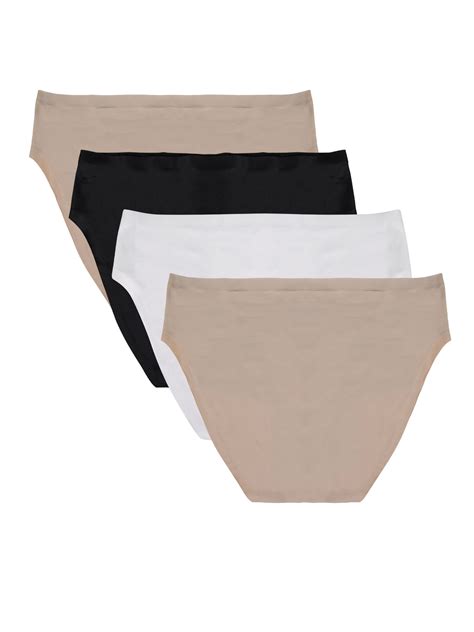 Silk Impressions Bonded Bikini Panty 4 Pack Walmart