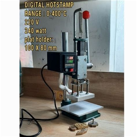 Jual Mesin Emboss Hot Stamp Dan 2 Plat Custom Shopee Indonesia