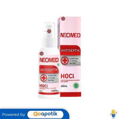 Neomed Antiseptik Spray 60 Ml Kegunaan Efek Samping Dosis Dan