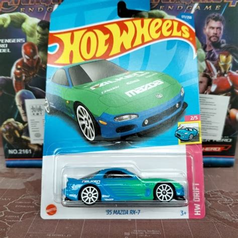 HOT WHEELS MAZDA 風火輪 95 馬自達 RX 7 藍色 Falken J 2022 蝦皮購物