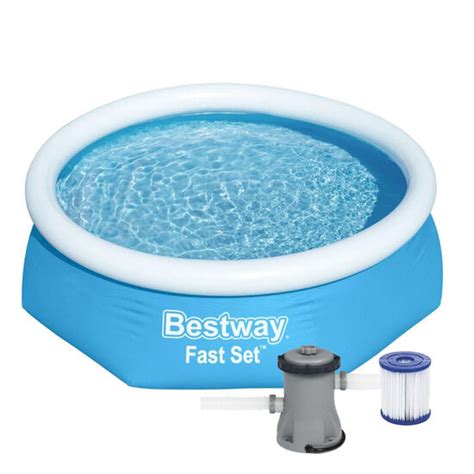 Buy A Bestway Fast Set Inflatable Pool Ft X In From E Bikes Direct