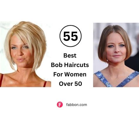 55 Stunning Bob Haircuts For Women Over 50 2023 Fabbon