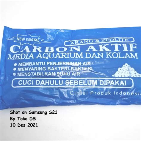 Carbon Aktif Arang Dan Zeolite Media Filter Aquarium Dan Media Kolam