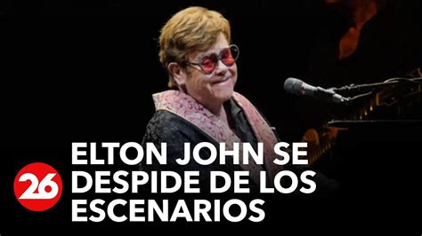 El cantante Elton John se despide de los escenarios tras 52 años de