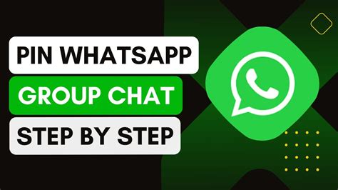 How To Pin A Message In Whatsapp Group Youtube