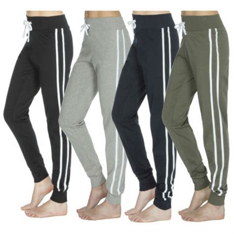 Ladies Jogpants Sweatpants Tracksuit Bottoms 100 Cotton Sports Gym