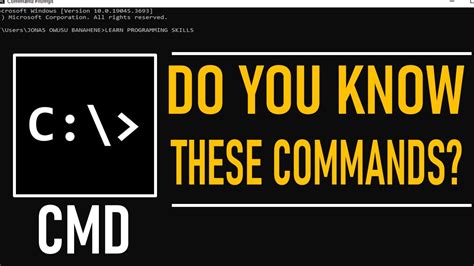 Command Prompt Tutorials Useful Commands 👍👍👍 Youtube