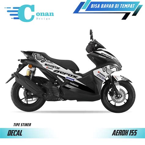 Conan Decal Sticker Aksesoris Motor Stiker Striping Decal Yamaha