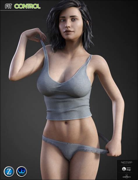 Fit Control For Genesis 8 Female S 3d Models For Daz Studio And Poser