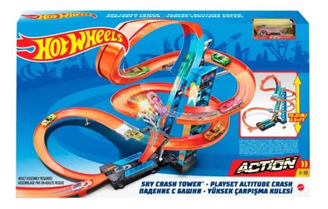 Pista Hot Wheels Torre De Colisões Aéreas Gwt39 Parcelamento sem juros