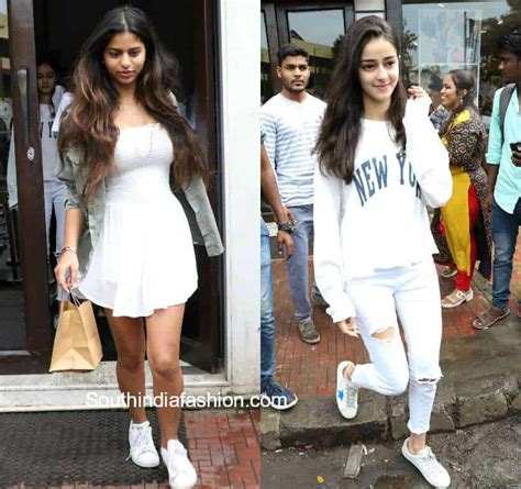 Suhana Khan and Ananya Pandey's Casual Style! – South India Fashion