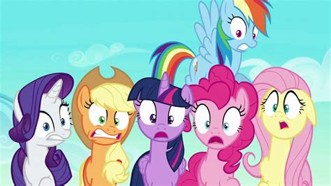 Image - Mane Six scared S6E2.png | My Little Pony Friendship is Magic Wiki | FANDOM powered by Wikia