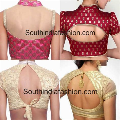 Blouse Back Neck Designs