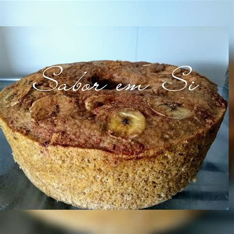 Bolo De Banana Aveia E Canela