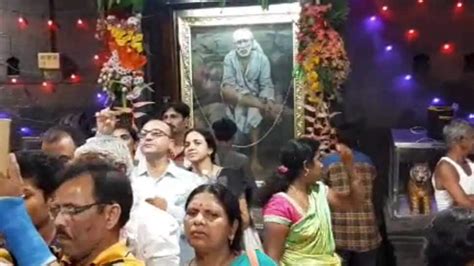 Shirdi Sai Baba Gives Darshan To Devotees His Image Appears On Wall